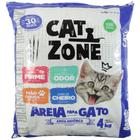 Areia Higiênica Sanitária Gatos Cat Zone 4Kg Controle Odor