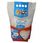 Areia Higiênica Sílica Micro Cristais Para Gatos 1,6kg Great Pets