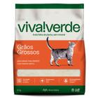 Areia Higiênica Viva Verde Grãos Grossos 4kg