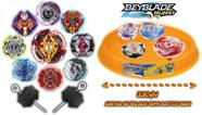 Arena Beyblade + 2 Beyblade Burst 2 Lançador Rantaro Daigo