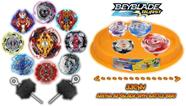 Arena Beyblade + 4 Beyblade Burst 2 Lançador Rantaro Daigo