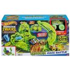 Arena Hot Wheels Monster Trucks Glow In Dark Gunkster Mattel