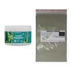 Argila Pura Verde 500g e Creme Depila Sem Dor Aloe Vera