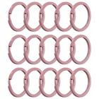 Argola Italiana 28mm Rosa Bebe Para Artesanato - 100 Unidades