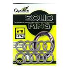 Argola Solid Ring O-Pass Para Pesca Suporte Hook Aço Inox