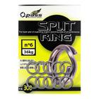 Argolas Split Ring O-Pass Em Aço Inox Nº 7 - 80Lb