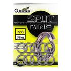 Argolas Split Ring O-Pass Em Aço Inox Nº 7 - 80Lb