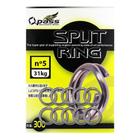 Argolas Split Ring O-Pass Em Aço Inox Nº 7 - 80Lb