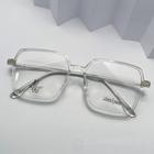 Armação de óculos de grau modelo quadrado transparente código 66-BB30007