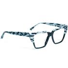 Armação De Óculos Para Grau Feminina Quadrado Cat-Eye Acetato rhar-f2400B