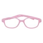 Armação Óculos De Grau Infantil C/ Elástico Não Quebra Mola Sem Parafuso 0 a 3 anos Rosa Tremix 304