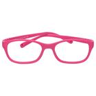 Armação Óculos Infantil De Grau Sem Parafuso Não Quebra Elástico Rosa Pink 4 a 8 anos Tremix