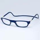 Armação Óculos Leitura Clikko Azul Marinho com Imã-Prático