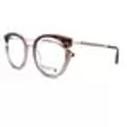 Armação Para Óculos De Grau Feminino Sabrina Sato Ss530 cor marrom mesclado