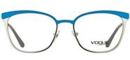 Armação para óculos de grau Vogue VO3999 998-S Azul e prata