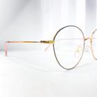Armação redonda para óculos de grau estilo rosê Gold CÓD 75-18079