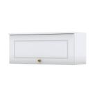 Armário Aéreo 1 Porta Basculante 80 cm Americana Branco HP Henn