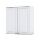 Armário Aéreo 2 Portas 80 cm Nova York Branco HP Henn