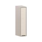 Armário Aéreo 20cm 1 Porta Stylo Luciane Móveis Cinammon/beige