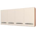 Armario Aereo 4 Portas 120cm 9160 Savana Off White Mobbs - Moblis