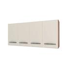 Armário Aéreo Mara 1.20 Com 4 Portas Cor Savana off White