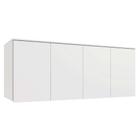 Armário Aéreo Modulado Ponte Queen Adapt N543 c/ 4 Portas Branco - Kappesberg