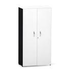 Armario Alto 02 Portas P25 Pandin 1,60 M Branco e Preto