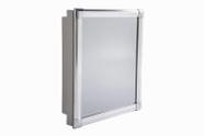 Armario Banheiro Astra Aluminio 31X36X10 Cm Cinza Al41 Cz2