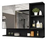 Armário Banheiro Espelheira com Porta Cleopatra - Casa JD Móveis