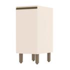 Armário de Cozinha 1 Porta Connect Off White C61 - Henn