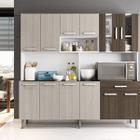 Armário de Cozinha 12 Portas 1 Gaveta Clara Poliman Móveis