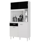 Armário de Cozinha Compacta 90cm Parisi P11 Branco - Mpozenato