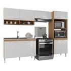 Armário de Cozinha Compacta Modulada com Torre Quente e Gabinete para Pia Paris Multimóveis MP2228