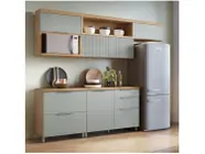 Armário de Cozinha Completa Nesher Duquesa 100% MDF com Balcão 5 Portas 4 Gavetas Armário de Cozinha Completa Nesher Duquesa 100% MDF com Balcão 5 Portas 4 Gavetas