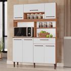 Armário de Cozinha Icaraí 100% MDF Tuboarte 7 Portas e 1 Gaveta