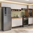 Armário de Cozinha Modulada com Balcão de Pia e Torre Quente Paris Multimóveis MP2224