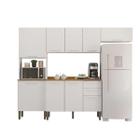 Armário de Cozinha New Valência 9 Portas 2 Gavetas Sallêto