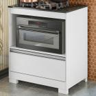 Armário de Cozinha para Cooktop 1 Gaveta Branco New/Granito Nt3110 - Notável Móveis