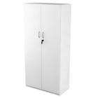 Armário Fechado Alto com 2 Portas Slim - Branco