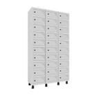 Armário Guarda Volume Locker Porta Objeto 30 Portas Aço APOP 503/30 Pandin Móveis