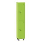 Armário Guarda Volume Locker Roupeiro 1 Vão 2 Portas Aço GRF501/2 Verde Miró - Pandin