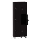 Armário Guarda Volume Locker Roupeiro 2 Vãos 6 Portas Aço GRF502/6 Preto - Pandin