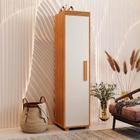 Armário Multiuso 1 Porta Nature Off White Malta Fênix