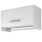 Armário Multiuso Aéreo Cabideiro Grécia L03 Branco - Lyam Decor