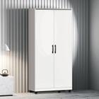 Armário Multiuso Branco Delta Alfa Duas Portas Estrutura 100% Mdf