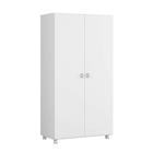 Armário Multiuso Ditália 2 Portas com Rodízios AR-70 Branco