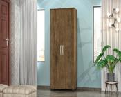 Armário Multiuso para Escritório Quarto com Rodinhas Rodízios Espaçoso com 2 portas 