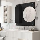 Armário Para Banheiro Com Espelho Redondo Mariana Decore Morfeu - Cores Diversas - Lojas GB