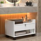 Armário Para Banheiro Com Pés Nicho E Gaveta Prisma - JM3