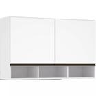 Armário Perola 120 cm 2 Portas com Nicho Luciane